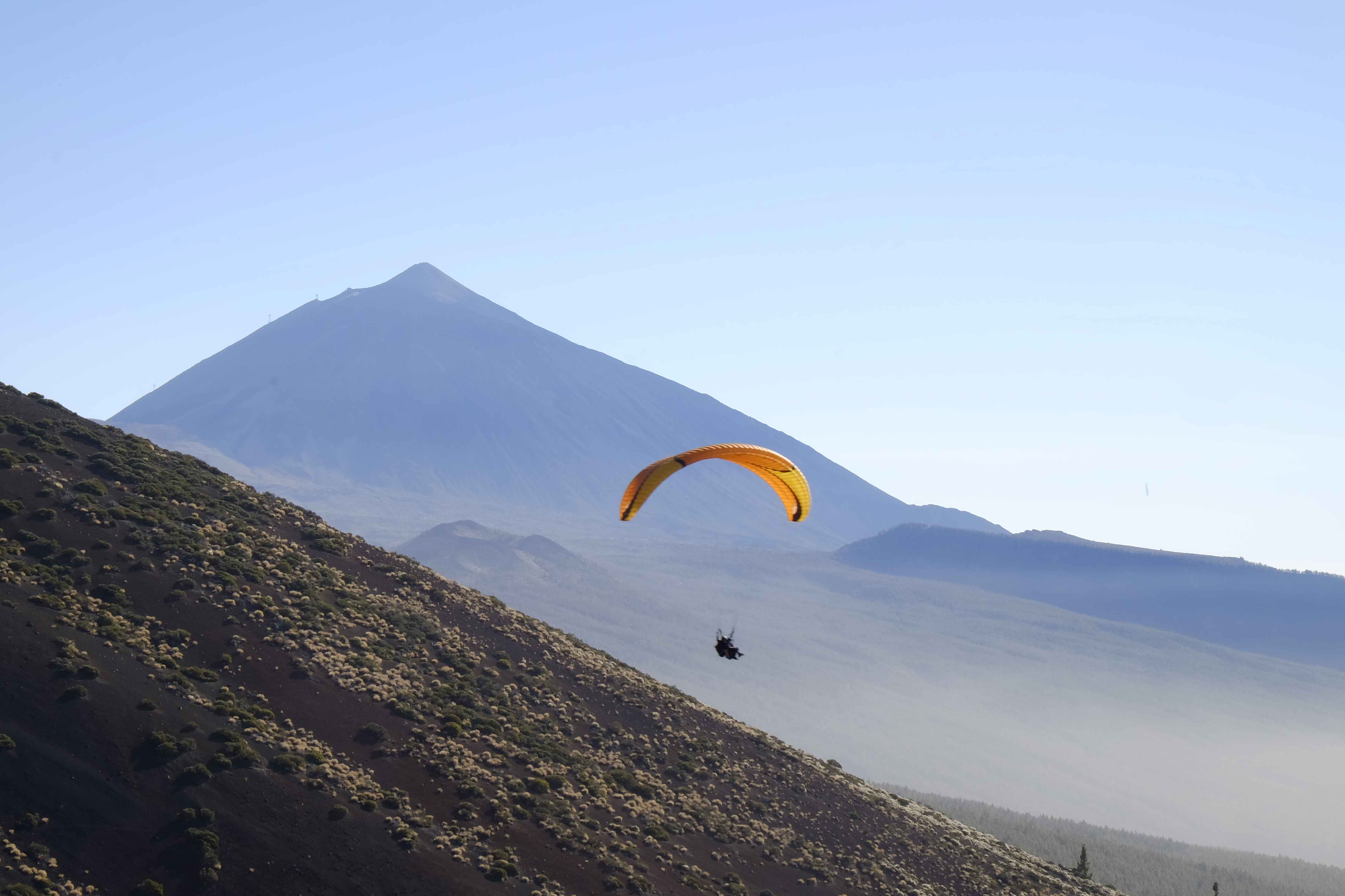 Sun, Teide und Paragleiter